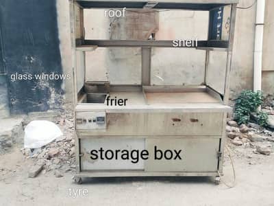 stall for sale burger shuarma stall counter