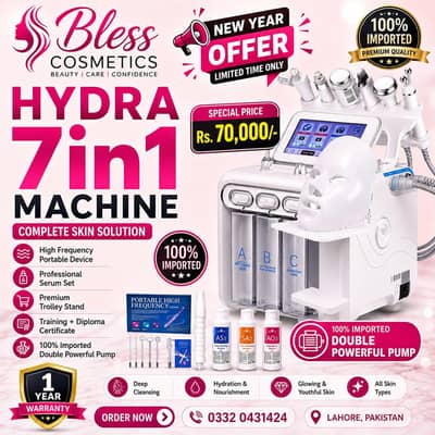 Hydra facial machine 7 in 1  imported