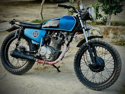 Honda CG 125 2015 Model converted into cafe racer for Sale