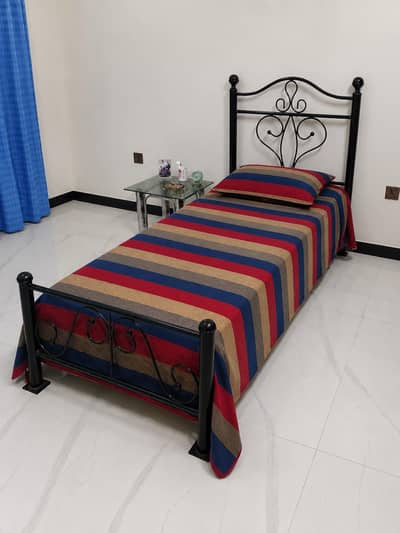 Single Iron Bed Frame For Sale - Good Condition