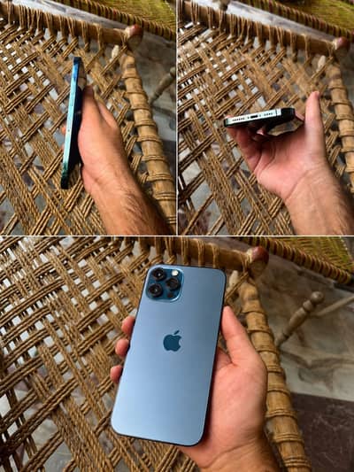Apple iPhone 12 Pro Max non pta factory unlock 256 gb blue color