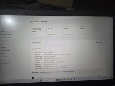 Dell Core i5 8th Gen 16Gb ram 256 ssd