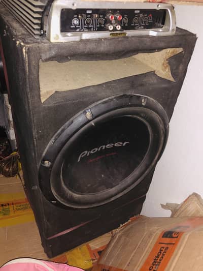 4 chanal emplefir with bass + spekr