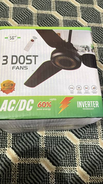 Inverter fan with remote