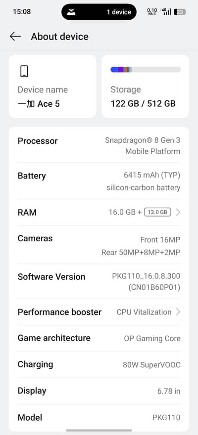 One Plus Ace 5