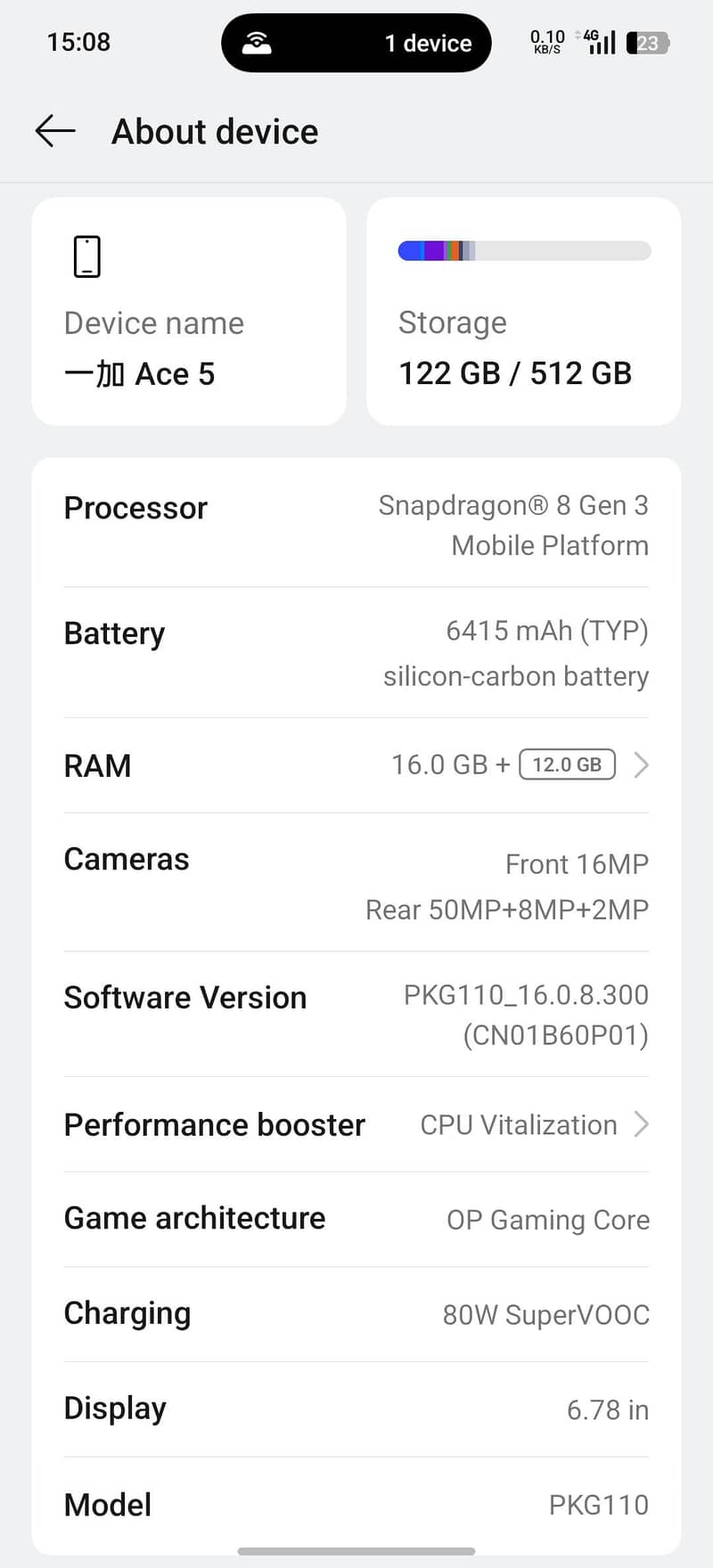 One Plus Ace 5 0