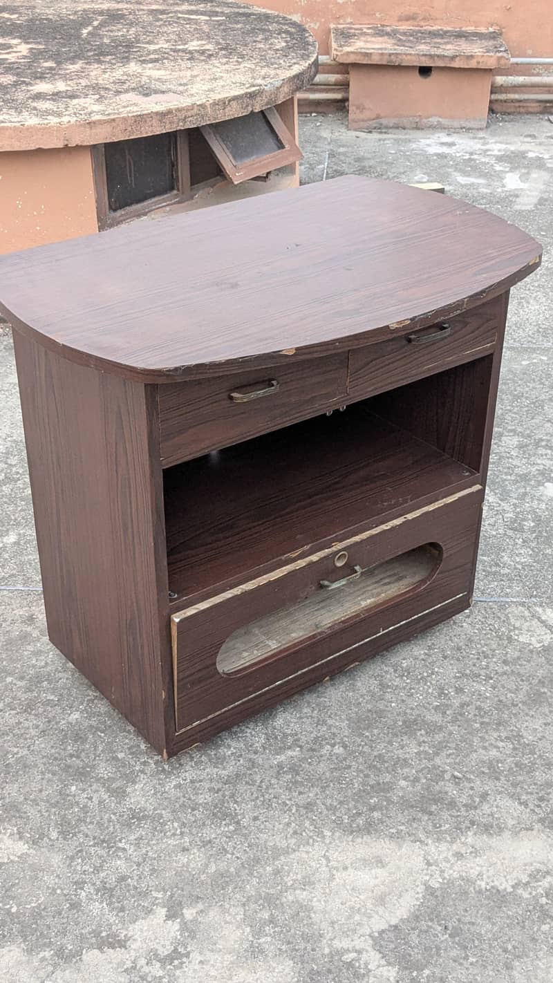 Solid wood study table 1