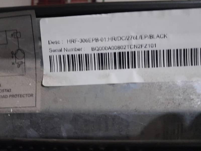 haier fridge condition 10/9 2