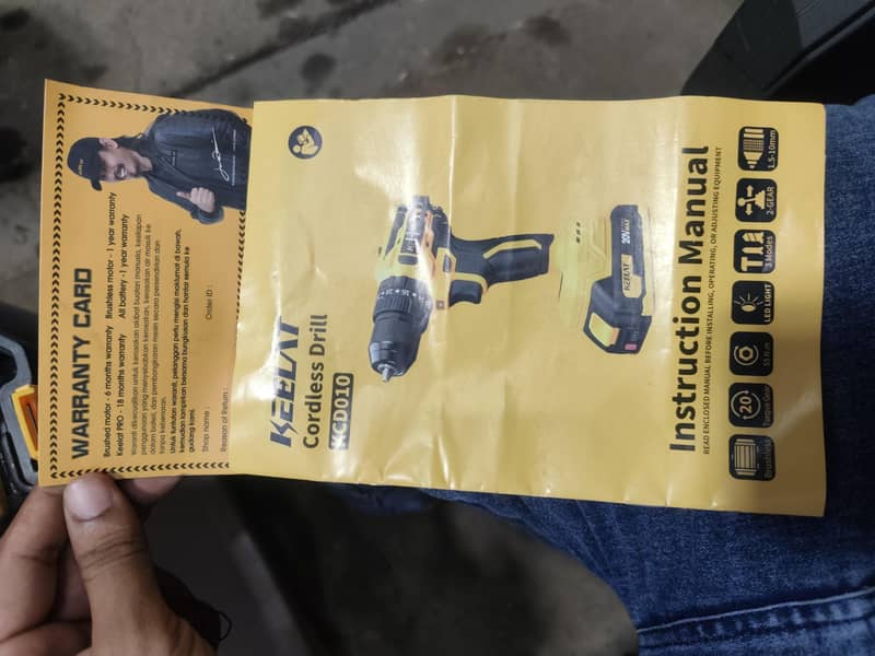 Keelat Impact Cordless Drill (Brush Less) 2