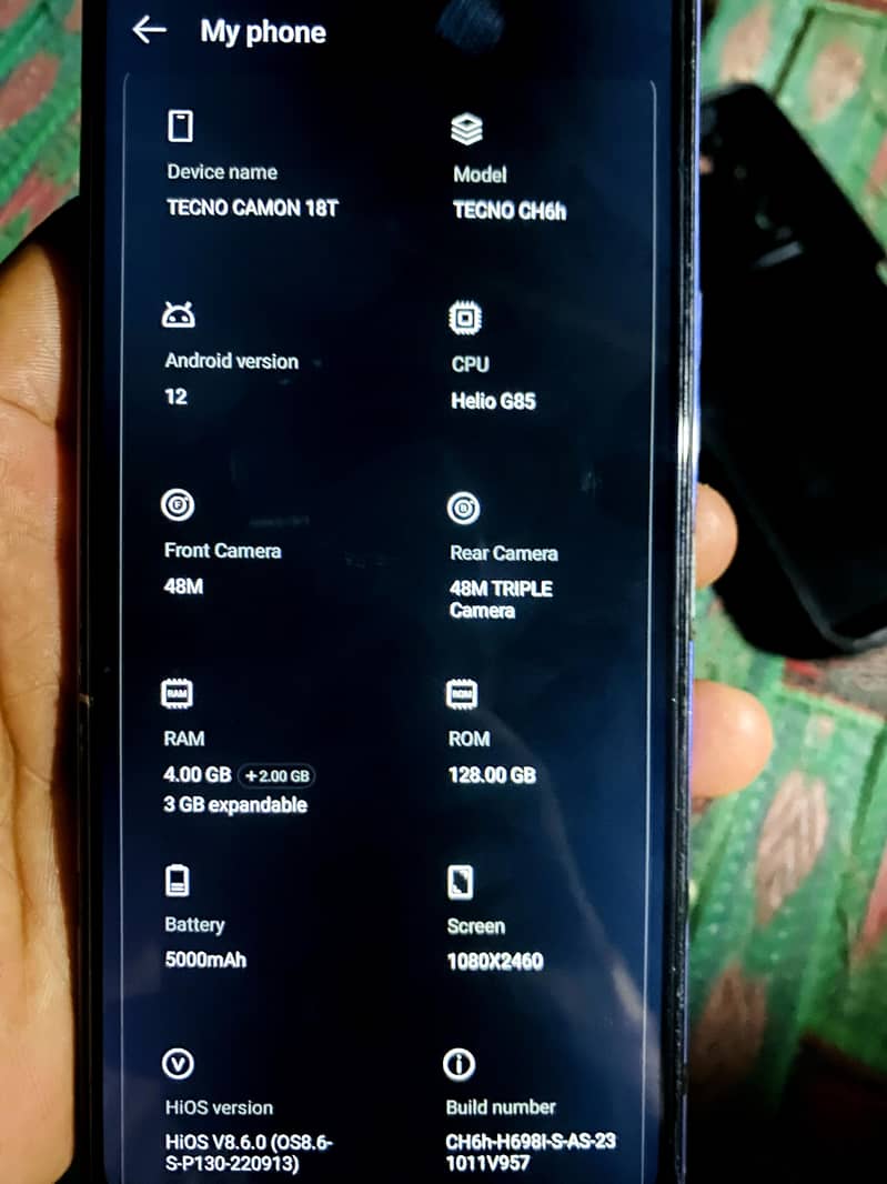 Tecno CAMON 18T 1