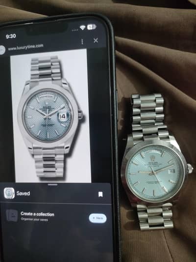 Rolex day date 40 model 228206 platinum