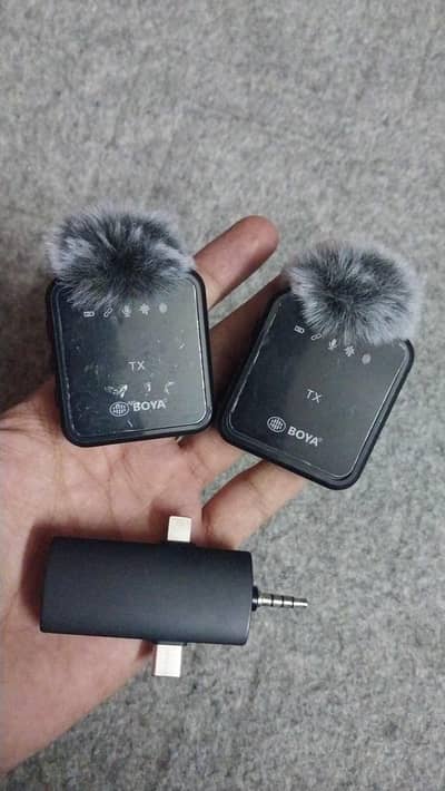 Boya Dual Wireless headphone 3in One