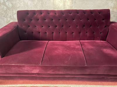 7 Seater Sofa Set with Side Tables