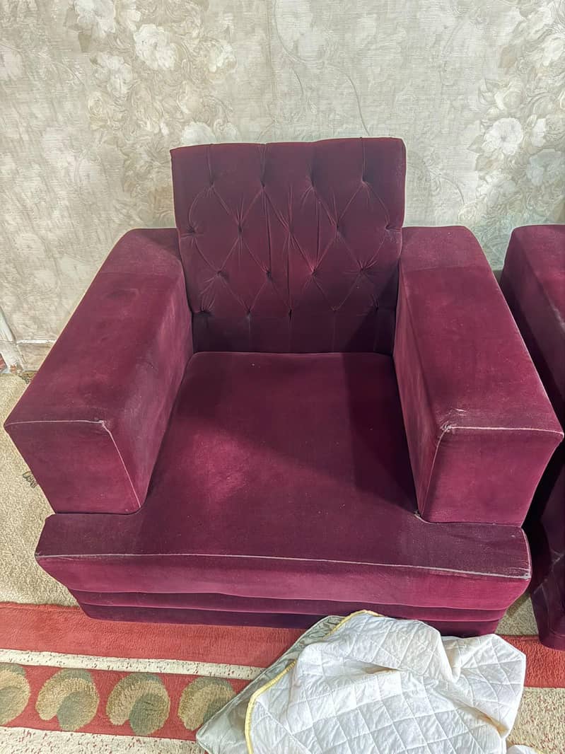 7 Seater Sofa Set with Side Tables 1