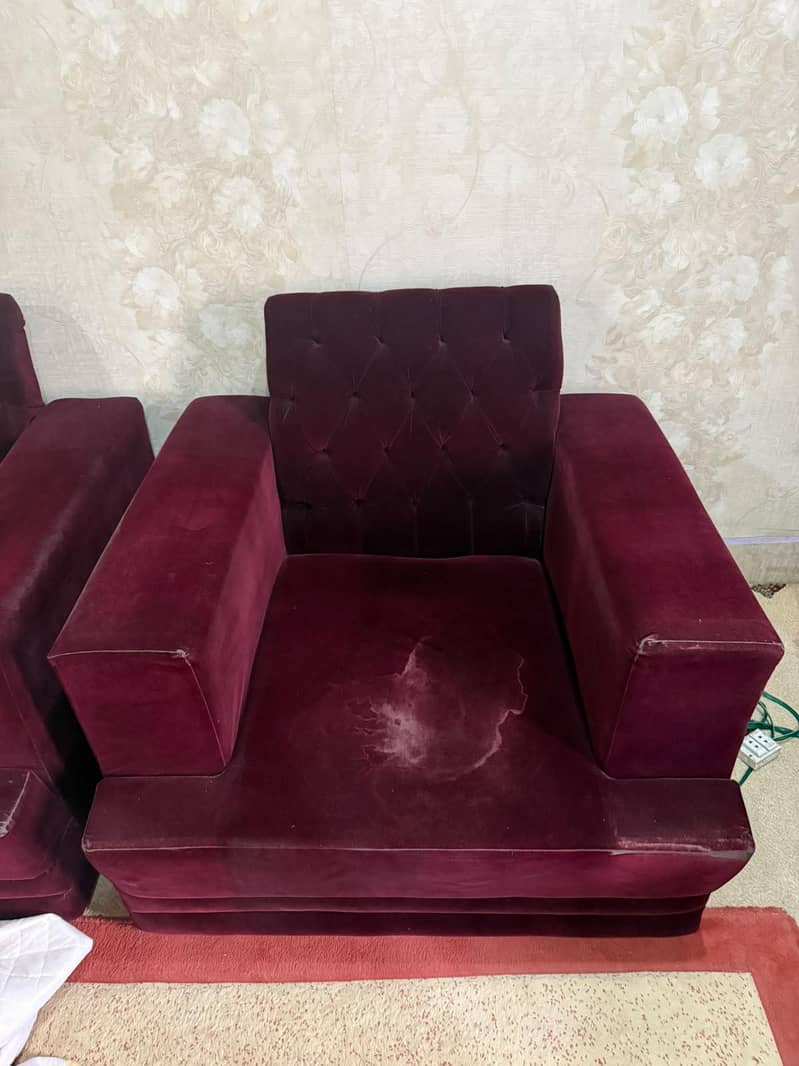 7 Seater Sofa Set with Side Tables 2