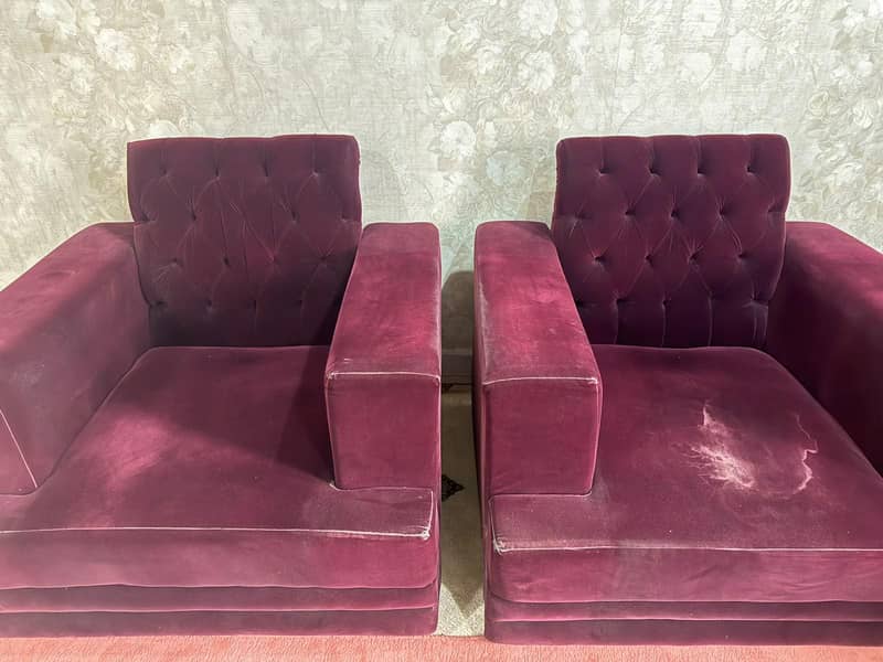 7 Seater Sofa Set with Side Tables 4
