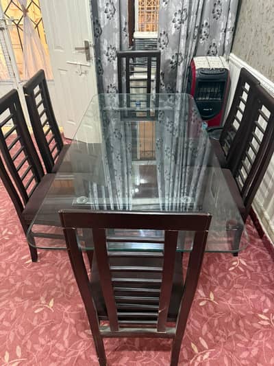 Glass Dining table