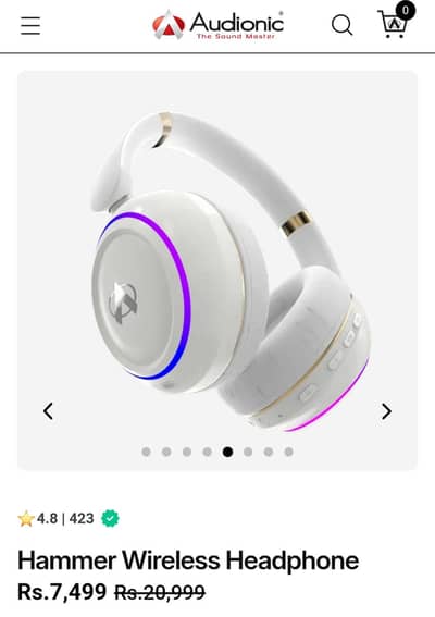 Audionic Hammer Wireless Headphone
