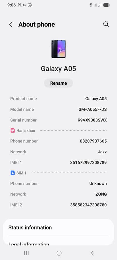 Samsung Mobile A05
