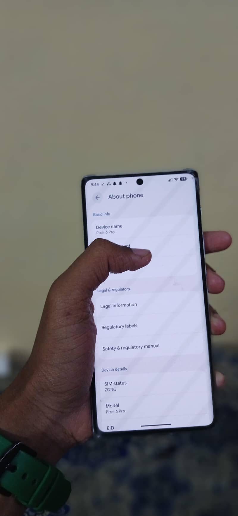 Google Pixel 6 Pro 6