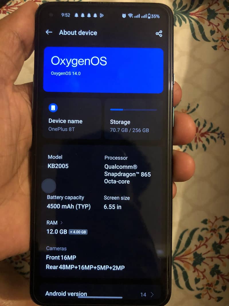 One Plus 8T 6
