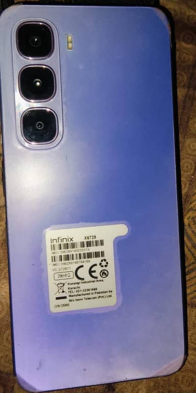 Infinix hot 60i (8/256) Open box (45W charger)