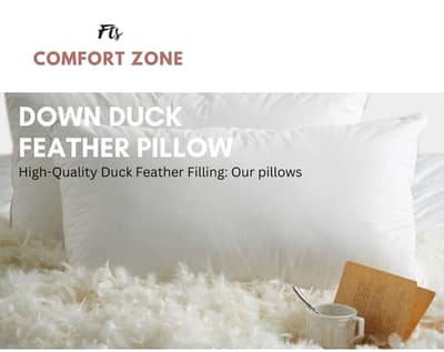 Premium Duck Down Feather Pillow