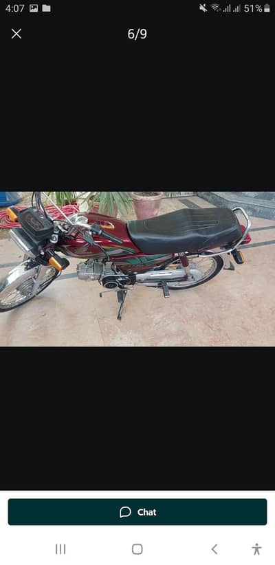 CD70 21/22 model Condition 10/10 Rs. 11,0000 Location Ryk. 03191387988