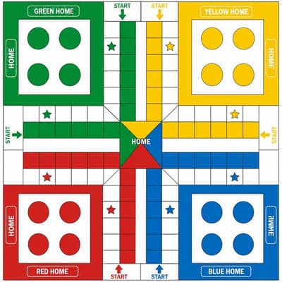 Ludo floor mat