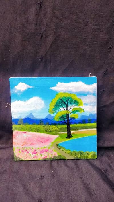Canvas painting