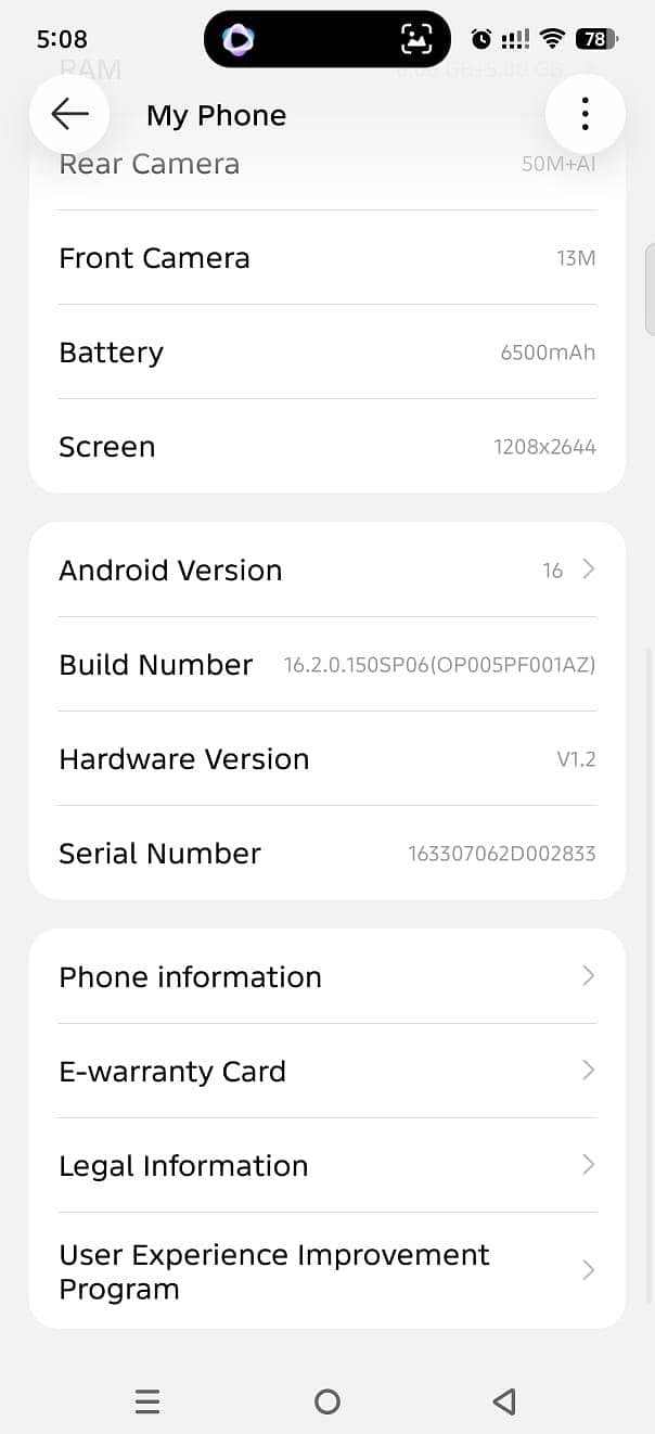 Infinix Note edge 6