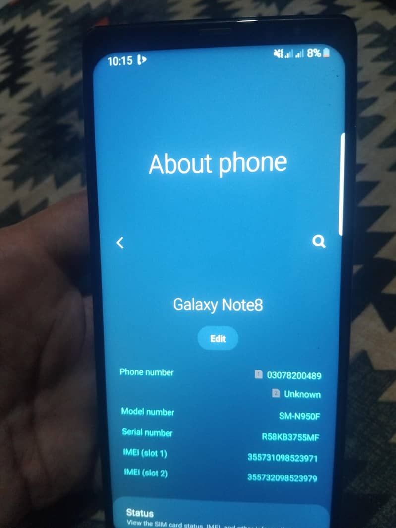 Samsung Mobile Note 8 2