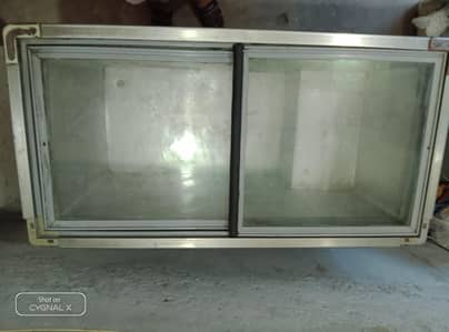 Commercial Ice Cream Deep Freezer with Sliding Glass Top
