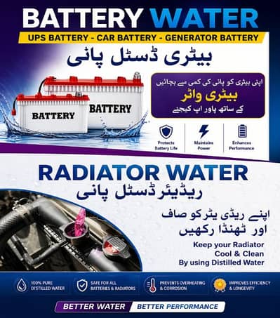 High Quality Distilled Water for Battery and Radiators