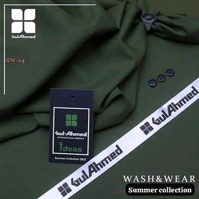 Gul Ahmed Wash & Wear Suit – Premium Quality | Arshad Collection
