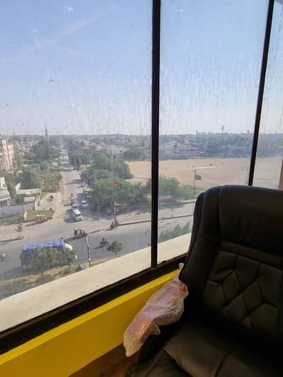 office space available for rent in Gulshan block 13c vip location main road facing ready to move