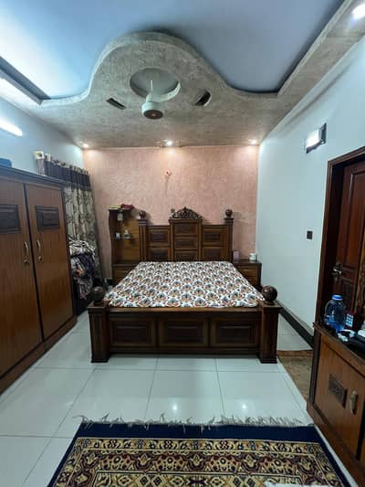 Chinioti Bedroom Set With Spring Mattress.