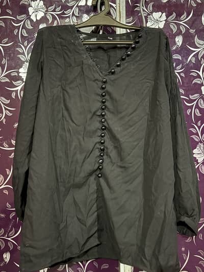 Elegant Black top – Minimal & Classy | Excellent Condition