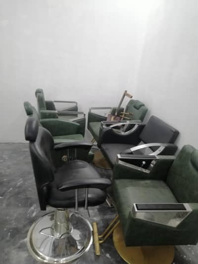salon imported 6 chair mani pedi mirror etc