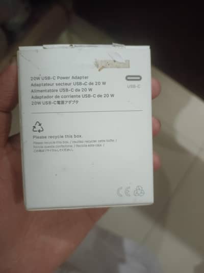 iPhone 20 watt adopter