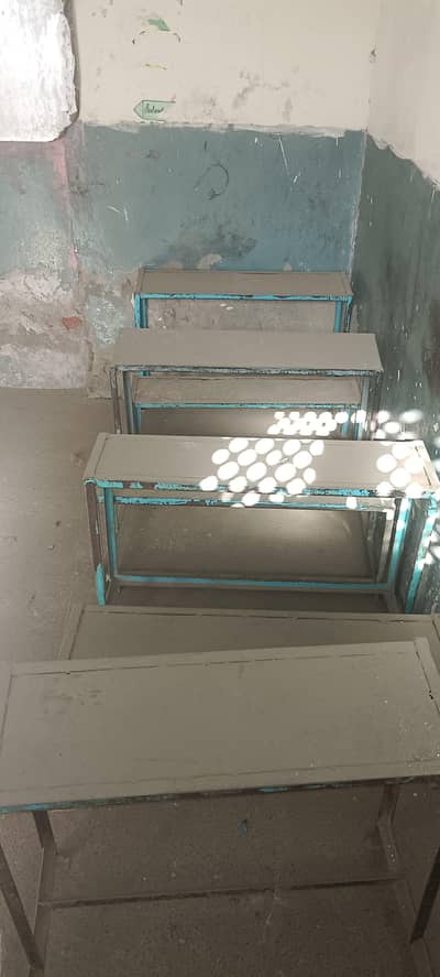 school benches