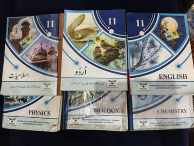 11th Class (1st Year) PTBl + Helping Books | Like New Condition
