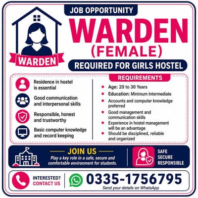 Female Hostel Warden