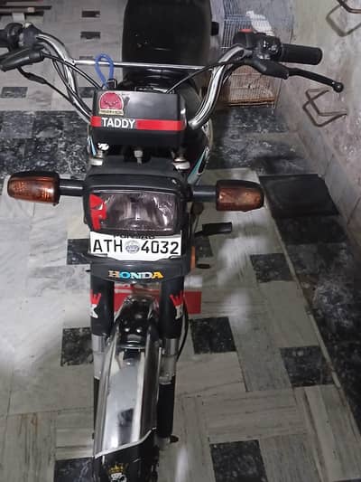cd 70 honda 24 model in black color