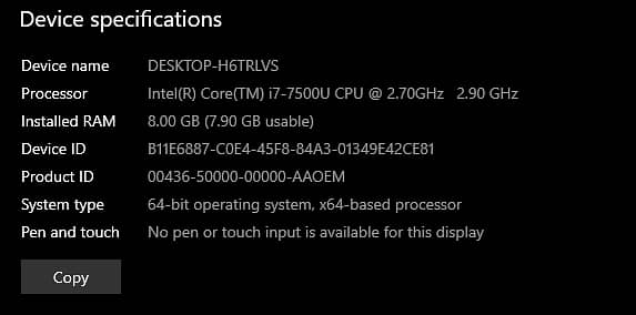 Hp Probook 440 g4