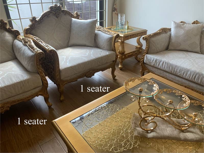 Luxurious sofa set 7 seater 2