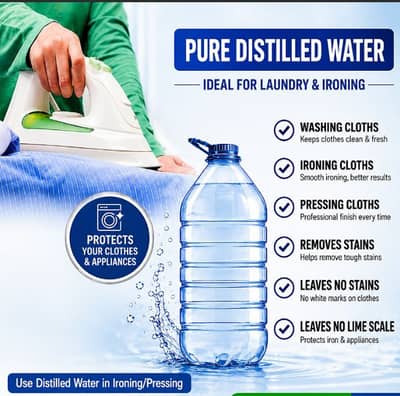High Quality Distilled Water for all purpose