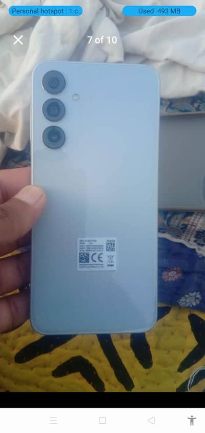 Samsung Mobile A16 with box 8/256