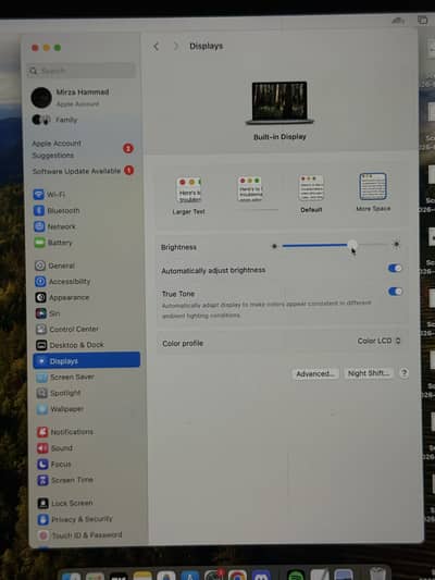 MACBOOK PRO M1 ( intel model )