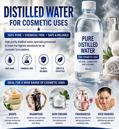 High Quality Distilled Water for All purpose